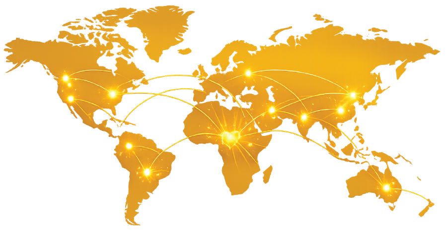 Global Network Map - Nigeria America Global Ministers Network